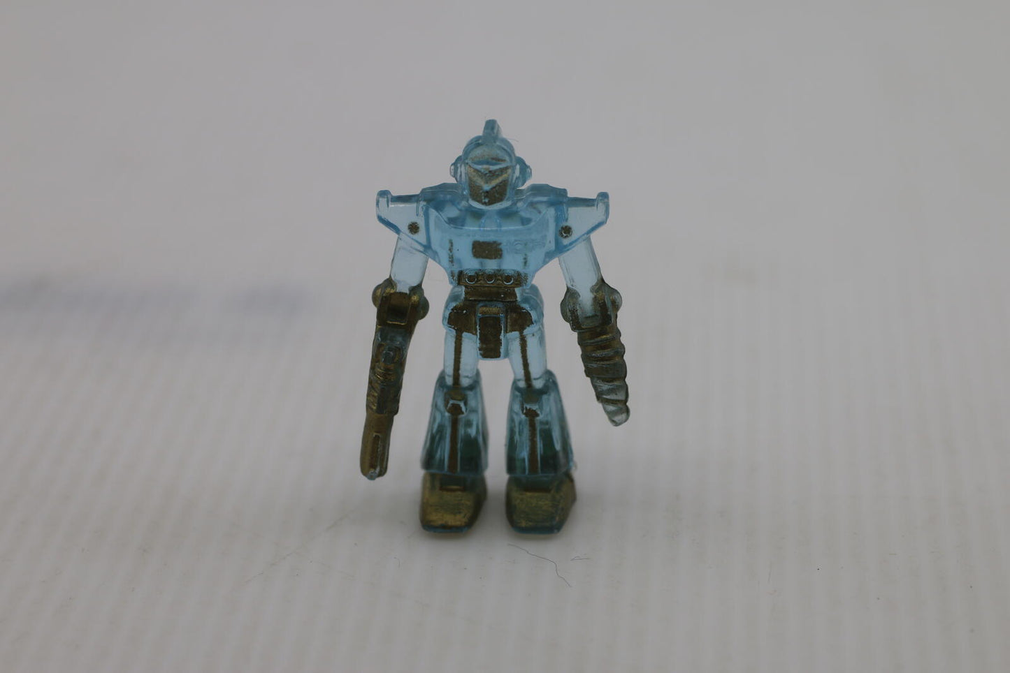 Soma Robot Warriors Blue Transparent Sonic Rangers Figures 2" tall PVC 1990s