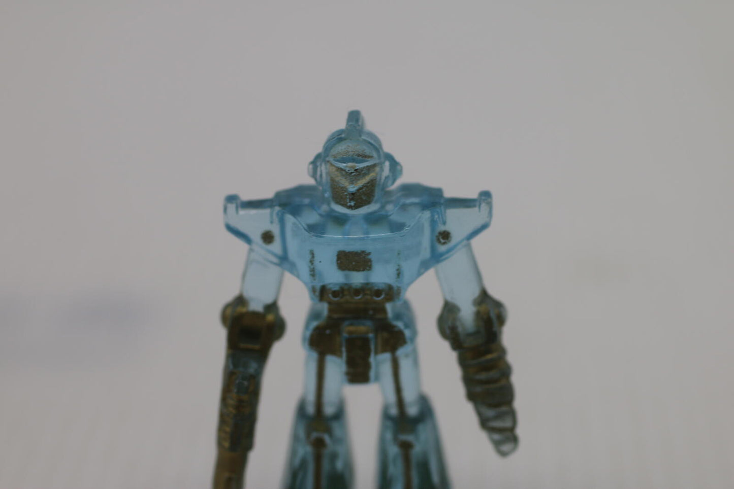 Soma Robot Warriors Blue Transparent Sonic Rangers Figures 2" tall PVC 1990s