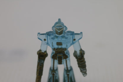 Soma Robot Warriors Blue Transparent Sonic Rangers Figures 2" tall PVC 1990s