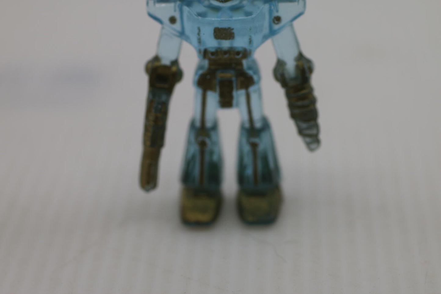 Soma Robot Warriors Blue Transparent Sonic Rangers Figures 2" tall PVC 1990s