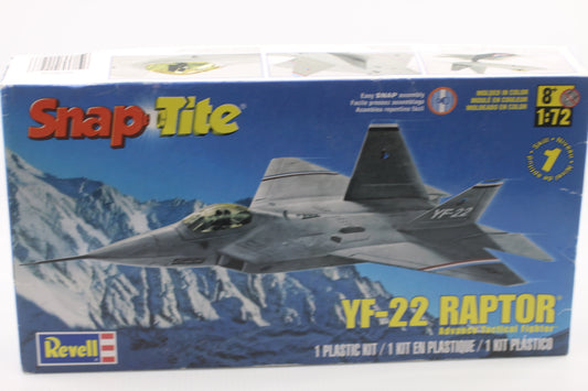 ✅ Revell SnapTite YF-22 Raptor Model Kit Jet Aircraft 1/72 NEW & SEALED 85-1198