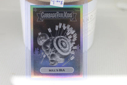 2024 Topps Chrome Garbage Pail Kids #255b Bull's Ira Negative Refractor card