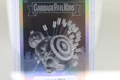 2024 Topps Chrome Garbage Pail Kids #255b Bull's Ira Negative Refractor card