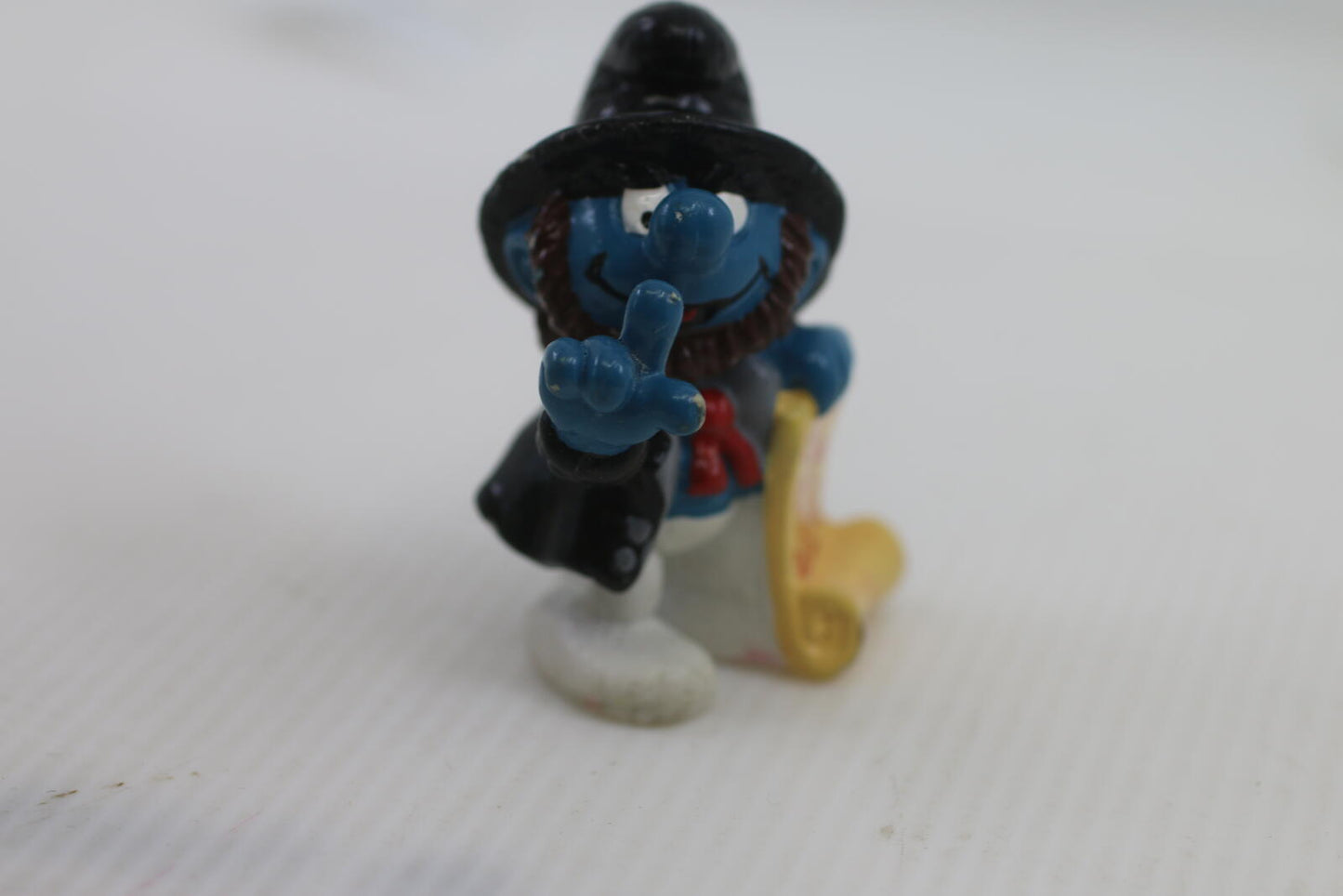 Vintage 1984 PEYO Historical Smurf 2.0506 Abraham Lincoln Smurf PVC Figure