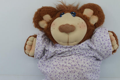 Furskins Cabbage Patch Xavier Roberts Junie Mae Brown Teddy Plush Stuffed Toy