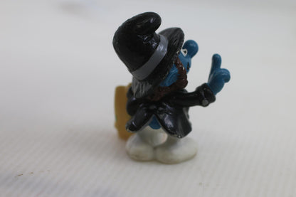 Vintage 1984 PEYO Historical Smurf 2.0506 Abraham Lincoln Smurf PVC Figure