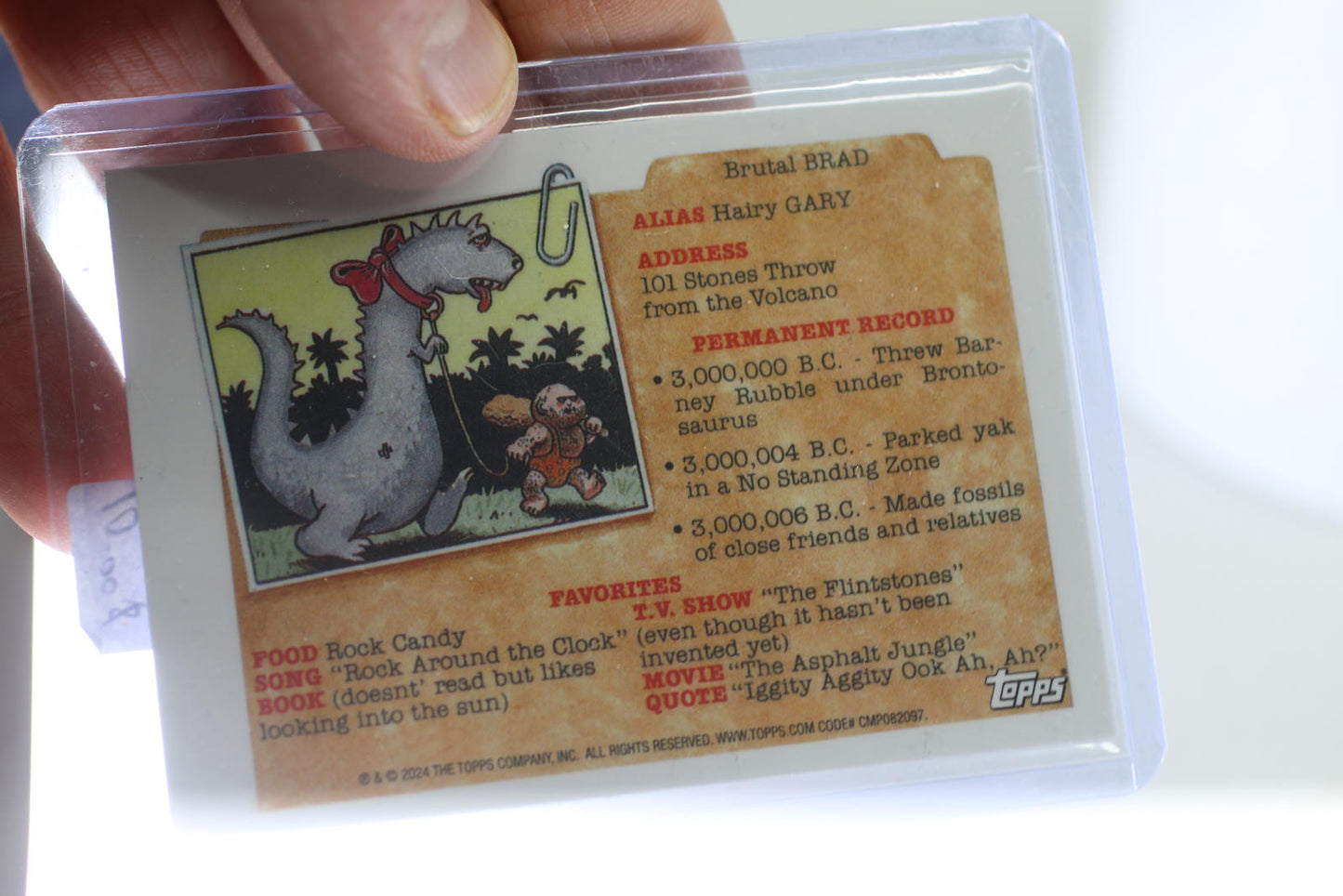 GARBAGE PAIL KIDS 2024 topps CHROME 7TH SERIES 7 273D card
