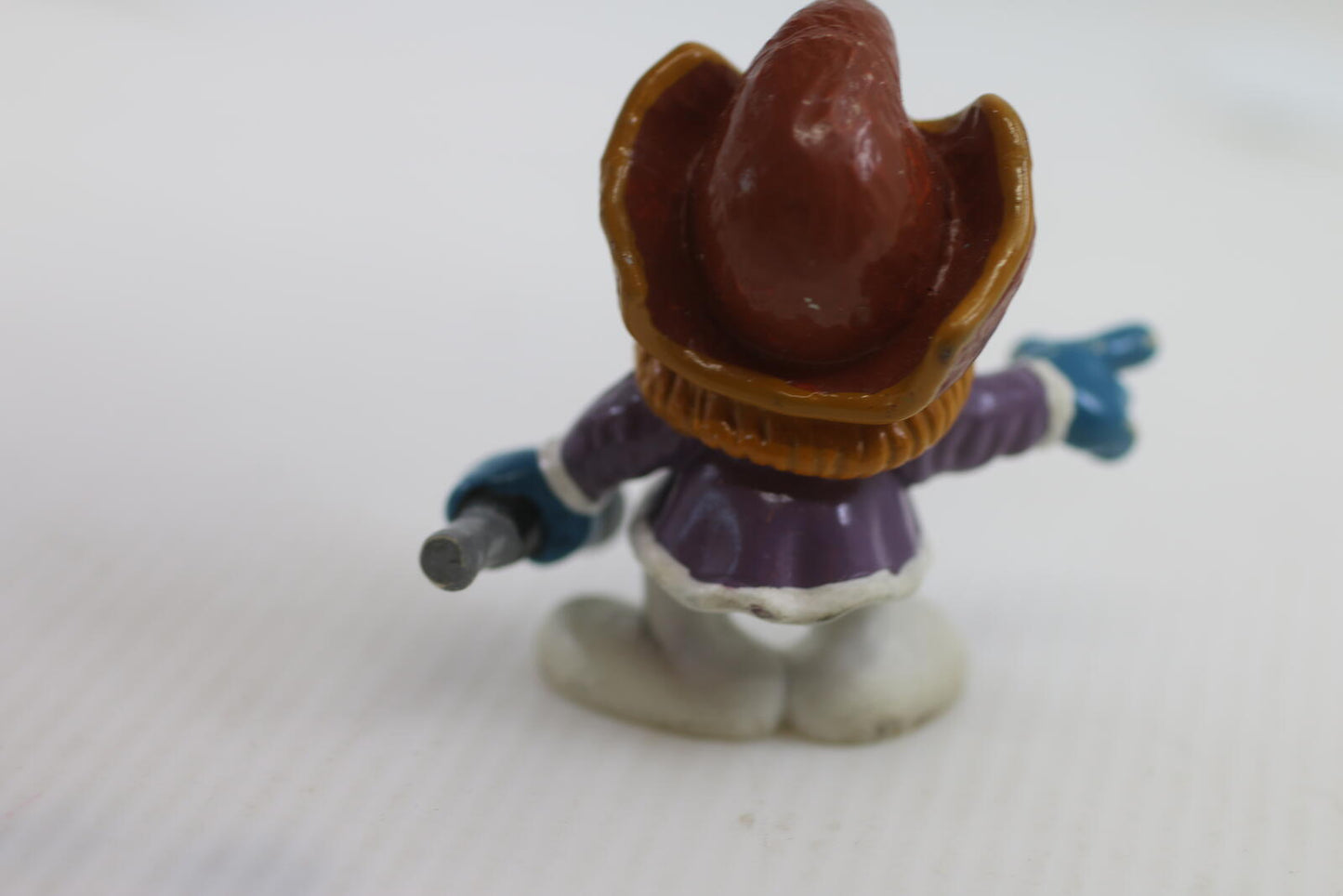 Vintage Historical Smurf Figurine Schleich Peyo Figure Christopher Columbus 1984
