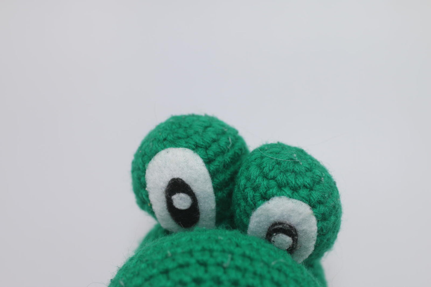 Super Mario Bros Green Yarn Yoshi Woolly crochet Plush Handmade? Stuffed Toy 11"