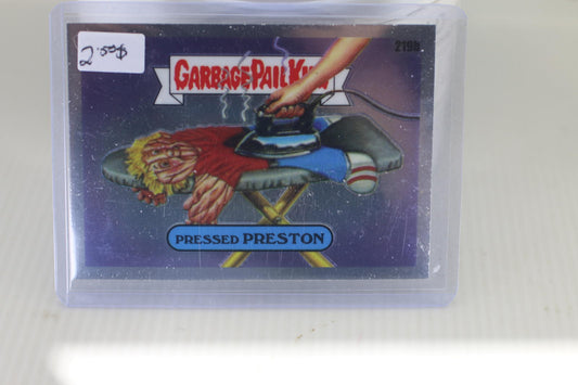 Garbage Pail Kids Pressed Preston Trading Card 219b chrome topps 2023