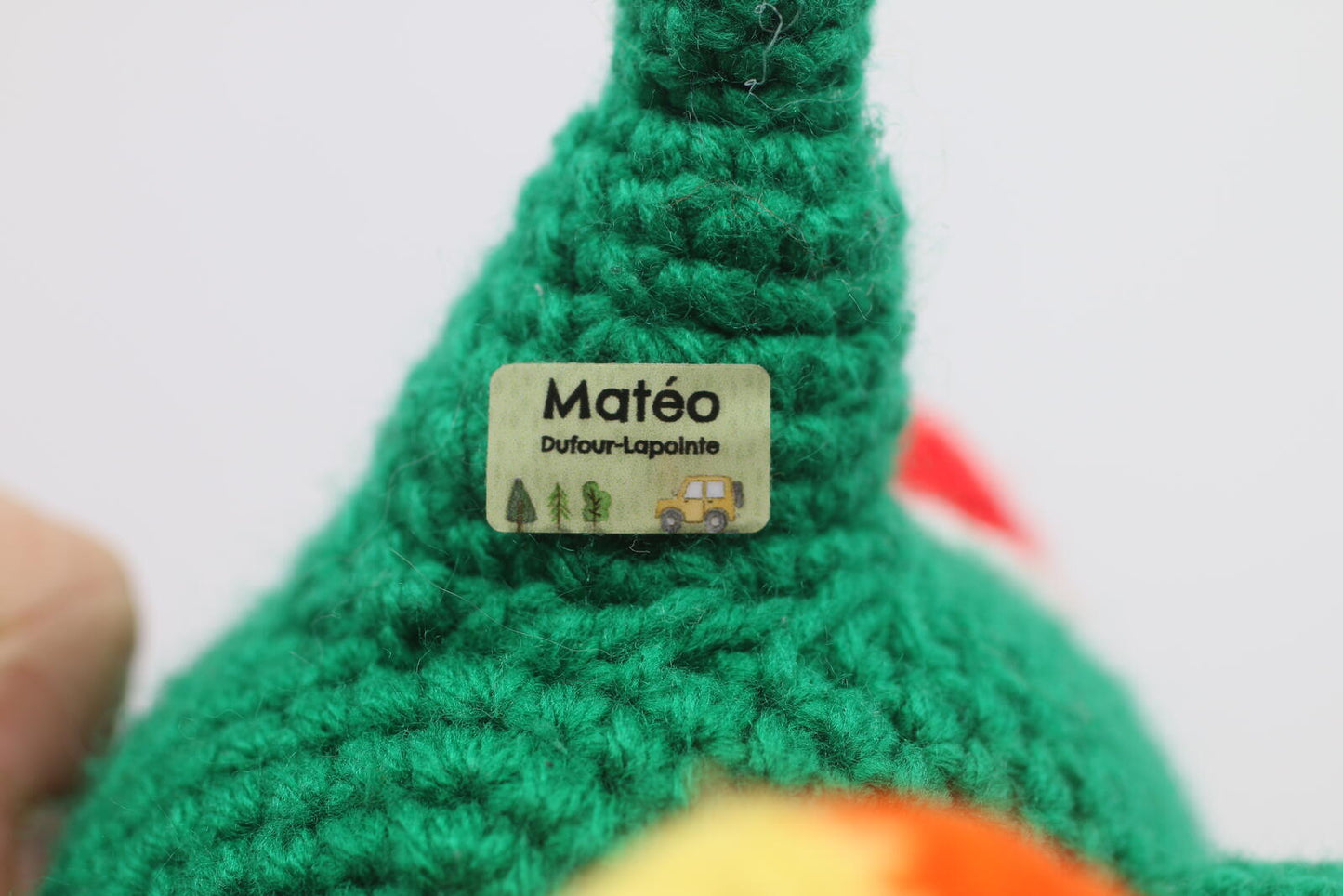 Super Mario Bros Green Yarn Yoshi Woolly crochet Plush Handmade? Stuffed Toy 11"