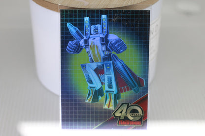 Transformers 40 Years Collectible Holographic foil RAMJET dynamite robot card