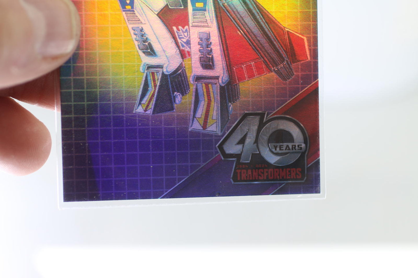 Transformers 40 Years Collectible Holographic foil RAMJET dynamite robot card