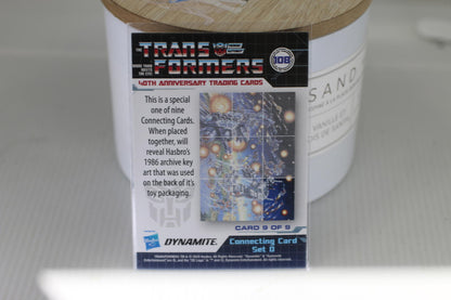 The Transformers 40th Anniversary Trading Card Connecting Card Set D - Card 9of9