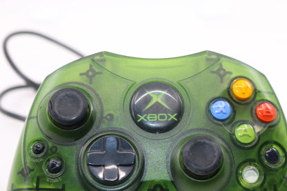 Official Microsoft Original Xbox Controller S Green Translucent+Breakaway