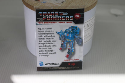 Transformers 40th Anniversary Kup Trading Card