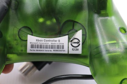 Official Microsoft Original Xbox Controller S Green Translucent+Breakaway