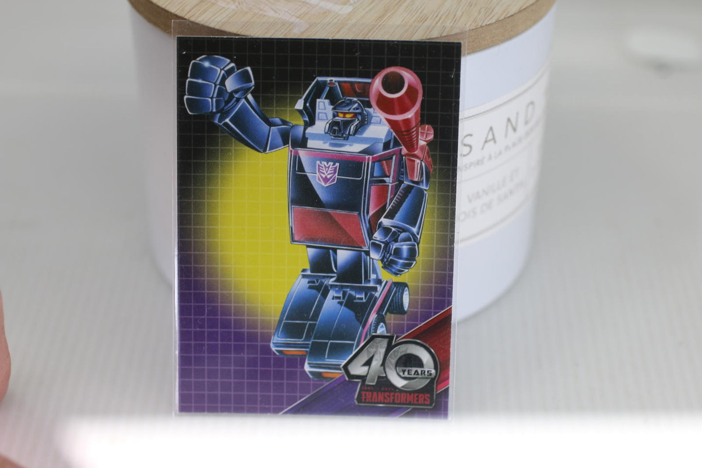 Transformers 40th Anniversary Trading Card - Runabout Robot Mode