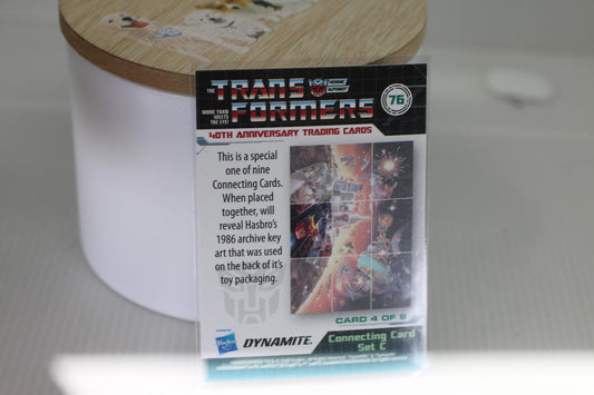 Transformers 40th Anniversary Trading Card - Card 4 of 9 hasbro Dynamite