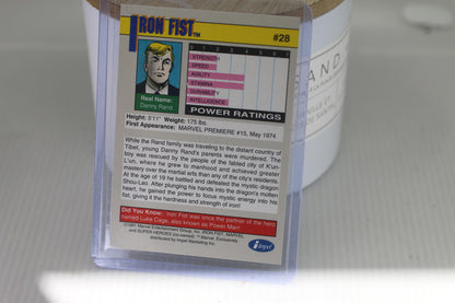 1991 Marvel Iron Fist Super Heroes Trading Card #28