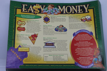 EASY MONEY Board Game Milton Bradley 1996 Vintage Français & English