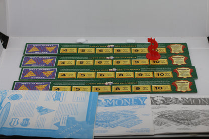 EASY MONEY Board Game Milton Bradley 1996 Vintage Français & English