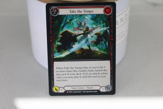 Flesh and Blood Take the Tempo Ninja Action Attack Card - Uprising (UPR) UPR161