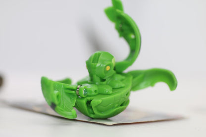 Bakugan Deka Octogan Spin Master 3cm Transforming Figure Rare Green