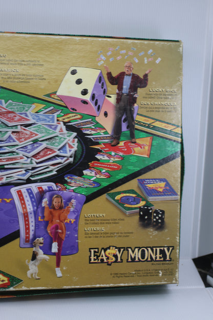 EASY MONEY Board Game Milton Bradley 1996 Vintage Français & English