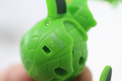 Bakugan Deka Octogan Spin Master 3cm Transforming Figure Rare Green