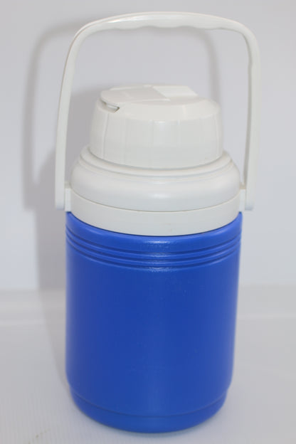 Coleman 1/3 Gallon Insulated Water Jug Cooler Model 5542 Blue White Handle
