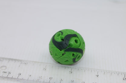 Bakugan Deka Octogan Spin Master 3cm Transforming Figure Rare Green