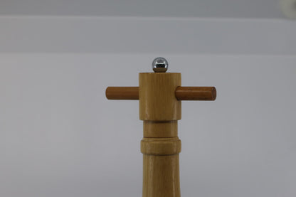 Wooden Domaine des 4 Poivres Bottle-Shaped Pepper Mill