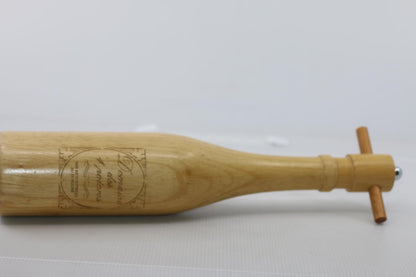 Wooden Domaine des 4 Poivres Bottle-Shaped Pepper Mill