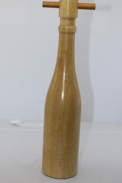 Wooden Domaine des 4 Poivres Bottle-Shaped Pepper Mill
