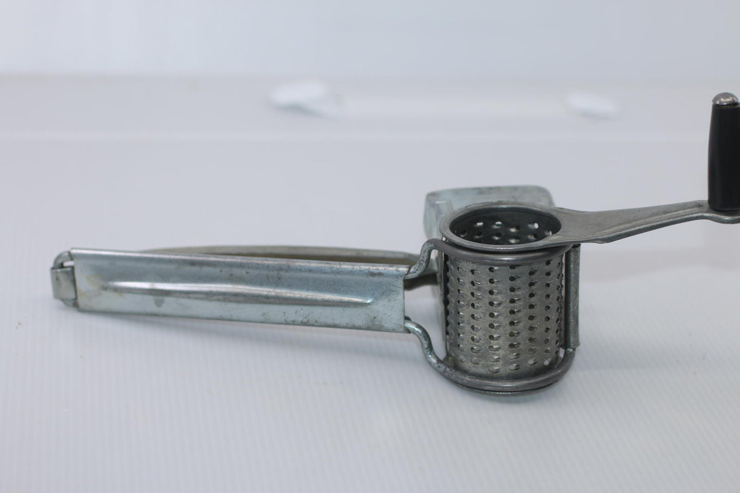 Vintage French Hand Rotary Food Mill / Grater – Single Drum