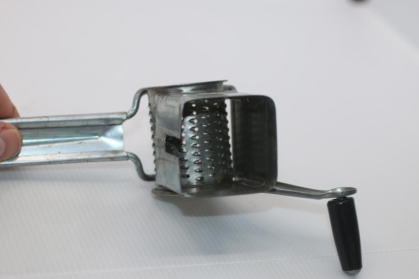 Vintage French Hand Rotary Food Mill / Grater – Single Drum