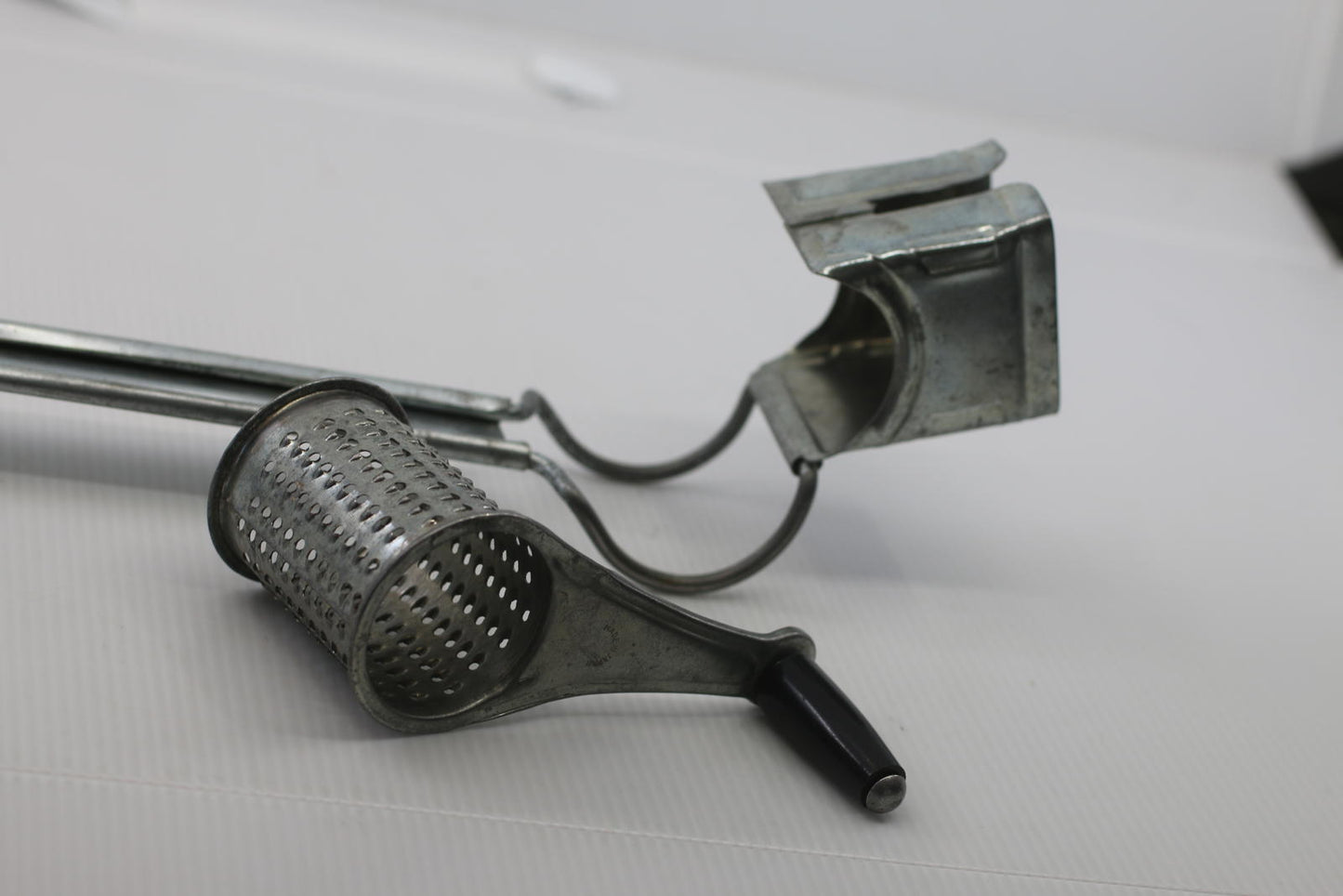 Vintage French Hand Rotary Food Mill / Grater – Single Drum