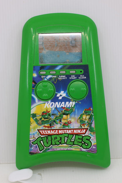 Teenage Mutant Ninja Turtles Handheld LCD Console Konami 1989 TESTED & WORKS