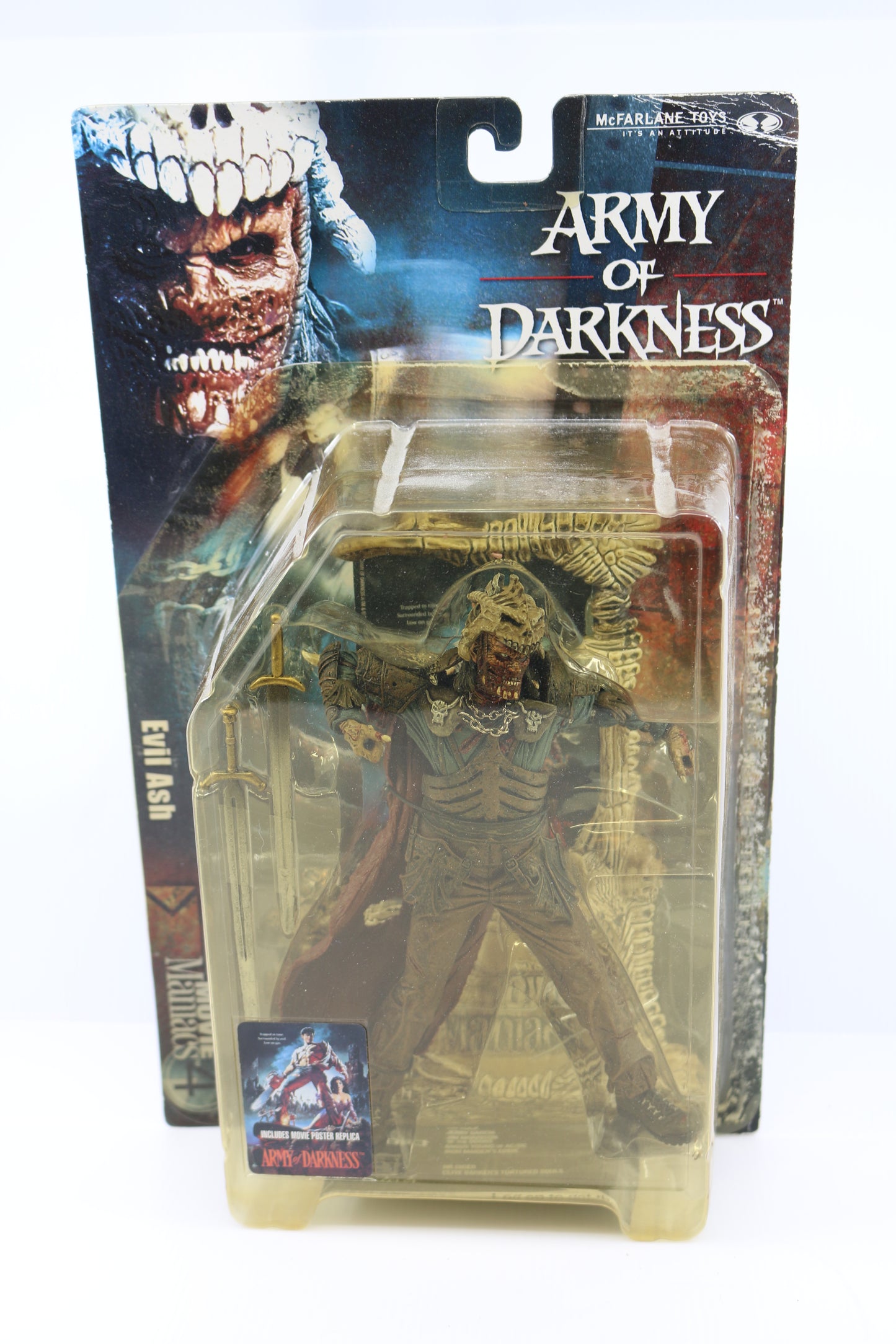 Movie Maniacs Series Mcfarelane 4 Army Of Darkness Evil Ash Figure 2001