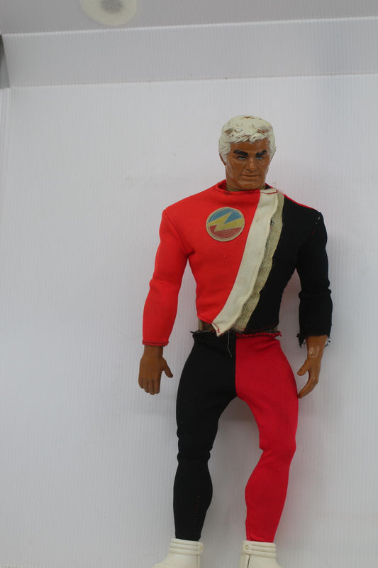 Pulsar The Ultimate Man of Adventure Action Figure Mattel 1976 not Working Blood