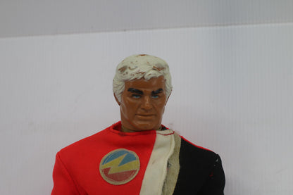 Pulsar The Ultimate Man of Adventure Action Figure Mattel 1976 not Working Blood