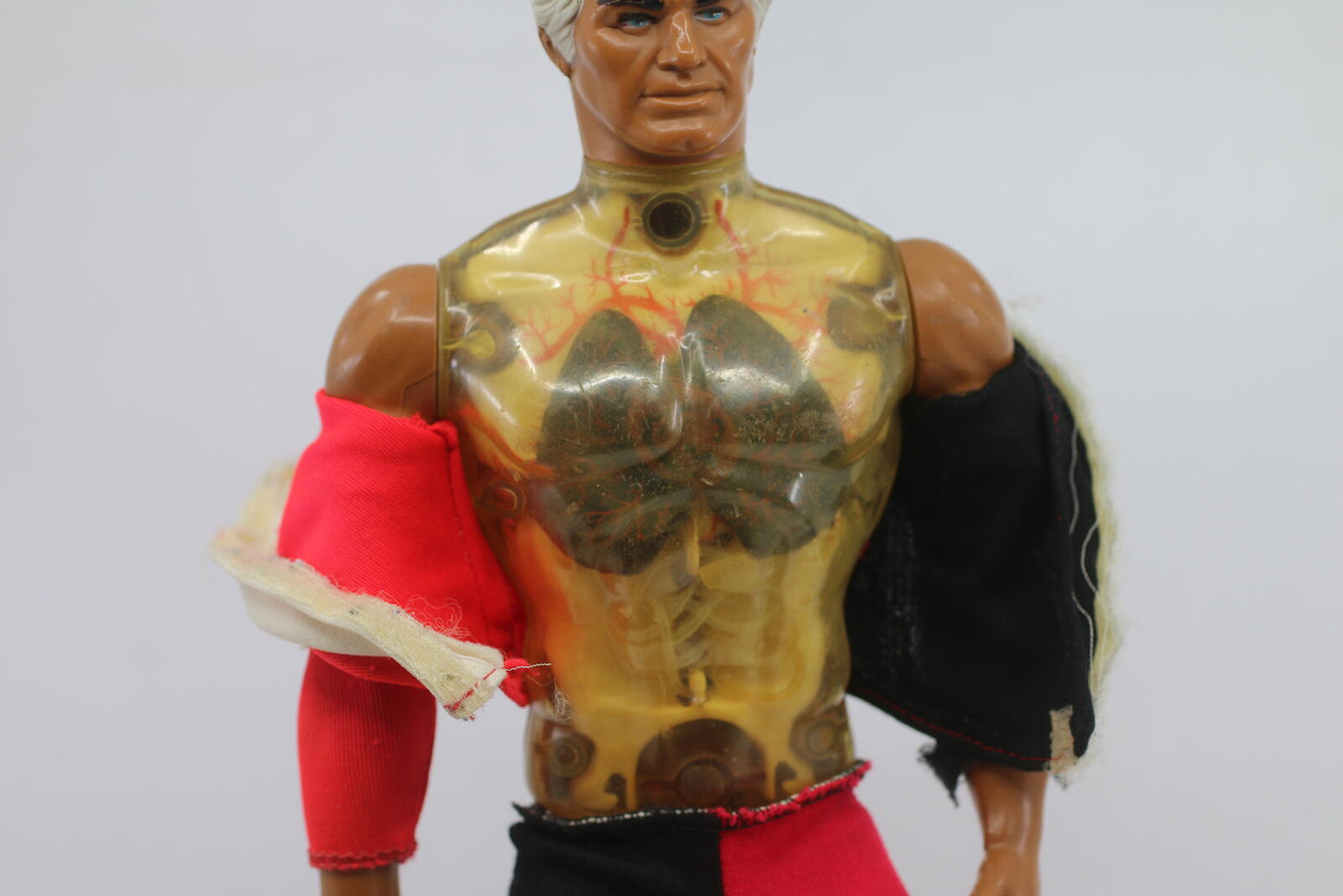 Pulsar The Ultimate Man of Adventure Action Figure Mattel 1976 not Working Blood