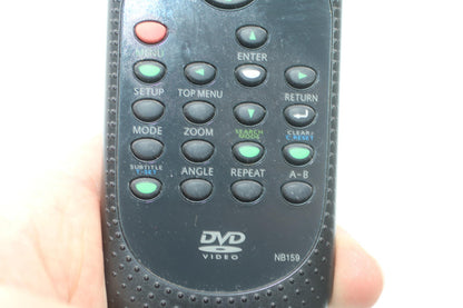 DVD Player Remote Control NB159 – Black Replacement Remote