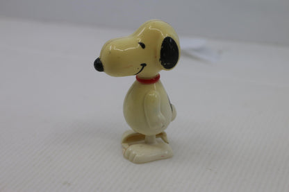 Vintage Snoopy Wind-Up Toy Figure Peanuts Collectible Cute Dog 3" 1966