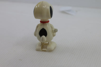 Vintage Snoopy Wind-Up Toy Figure Peanuts Collectible Cute Dog 3" 1966