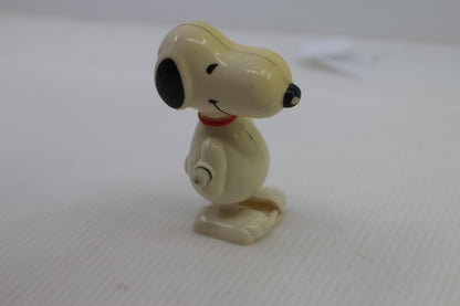 Vintage Snoopy Wind-Up Toy Figure Peanuts Collectible Cute Dog 3" 1966