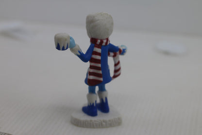 Vintage Care Bears Professor Cold Heart PVC Figure 1984 Miniature Mini