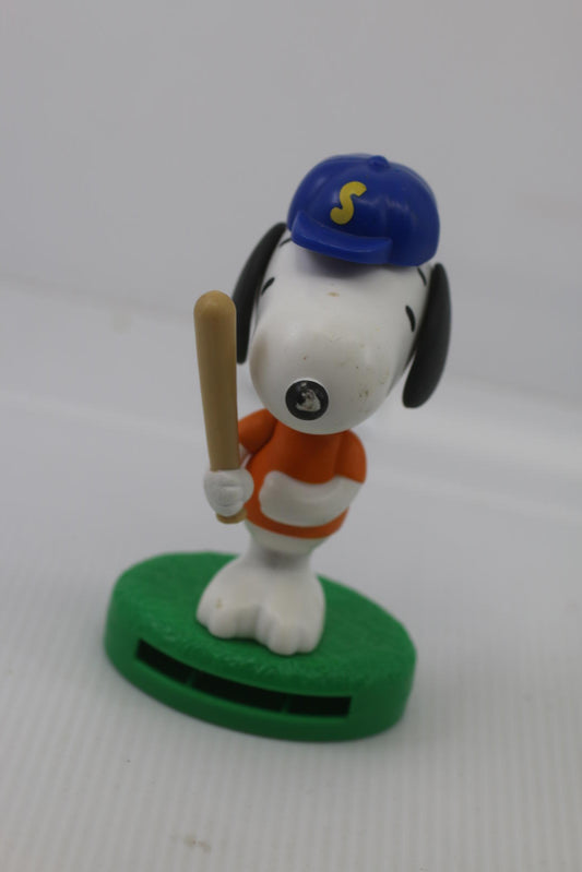 McDonald’s 2018 Batter Up Snoopy Happy Meal Toy #4 Baseball Snoopy Disk Launcher