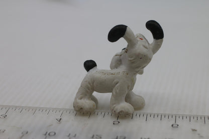 Figurine chien IDEFIX DARGAUD 1974 BULLY personnage d'Astérix &Obélix DOG figure